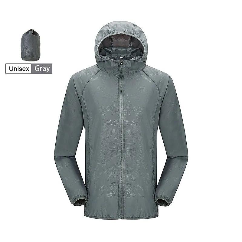 Unisex Outdoor Hiking Jacket - HAX Essentials - hiking - grey