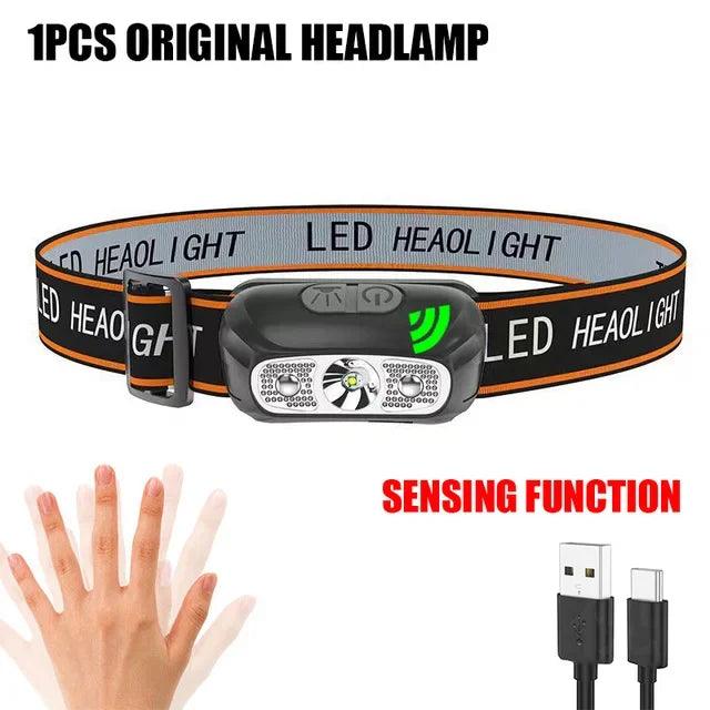 LightFlex Pro: USB Rechargeable Headlamp with Intelligent Senso - HAX Essentials - light - original