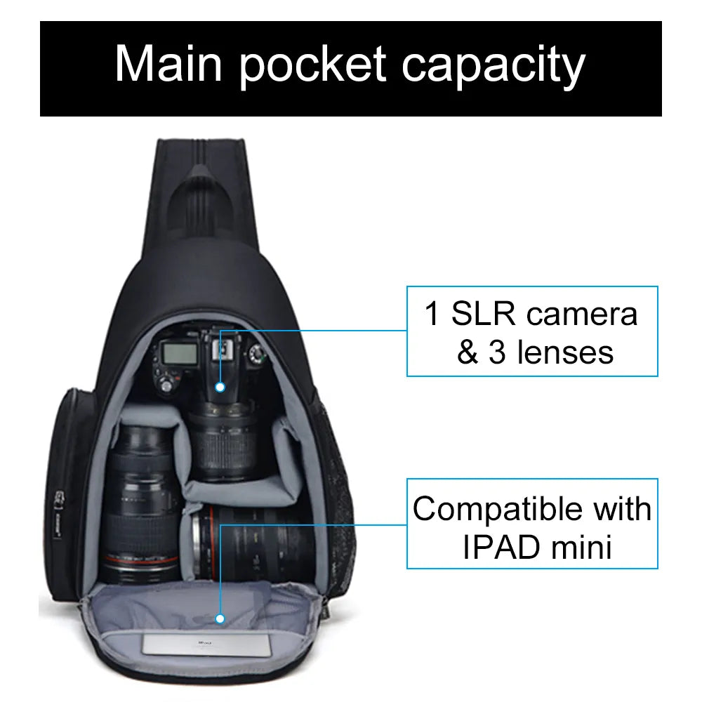 PhotoGuard DSLR Camera Backpack - HAX Essentials - camera - capacity