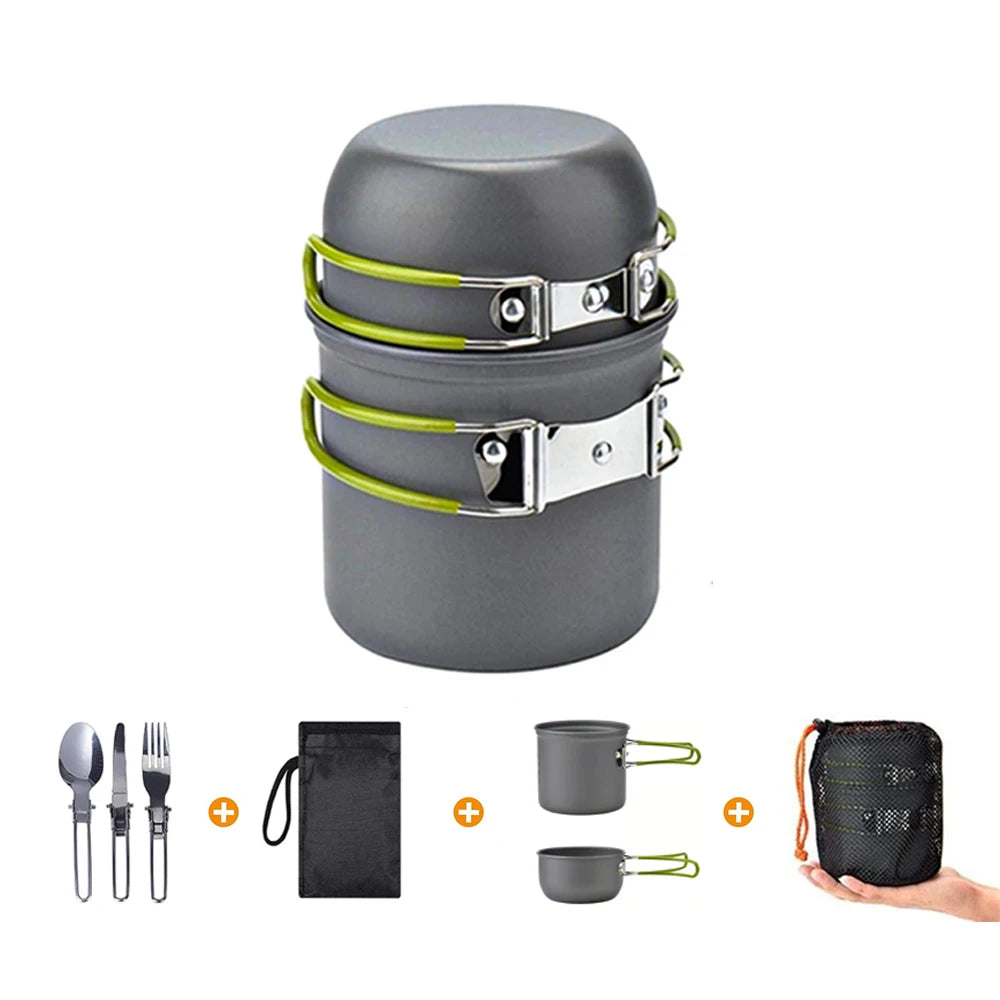AlpineNomad Outdoor Camping Cookware Set - HAX Essentials - camping - main image