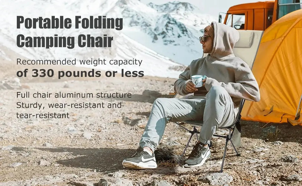 AdventurePlus Portable Folding Chair - HAX Essentials - camping - display