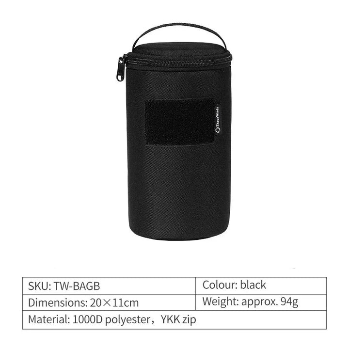Heritage Glow Kerosene Lantern - HAX Essentials - camping - black bag