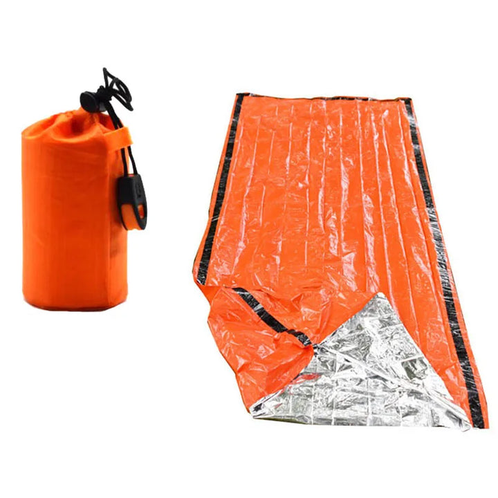 Emergency Survival Sleeping Bag - HAX Essentials - hiking - orange