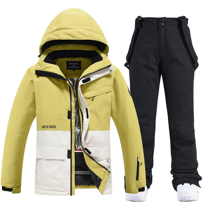 SnowBelle Winter Sports Set (Additional Colors) - HAX Essentials - jacket - yellow and black