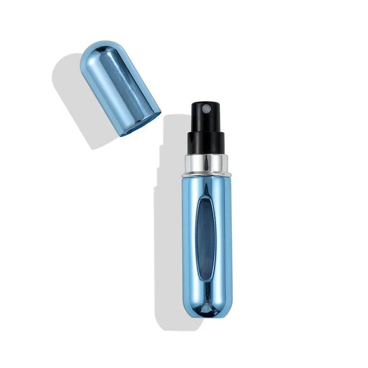 5ml Portable Travel Spray Bottle - Refillable Atomizer - HAX Essentials - travel - blue