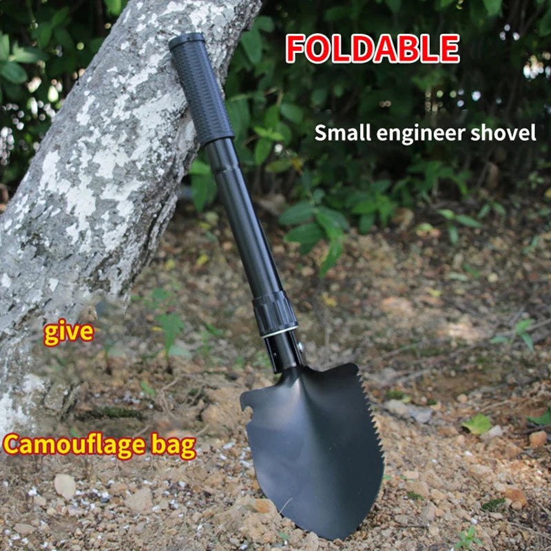 5-in-1 Ultimate Survival Shovel - HAX Essentials - camping - display