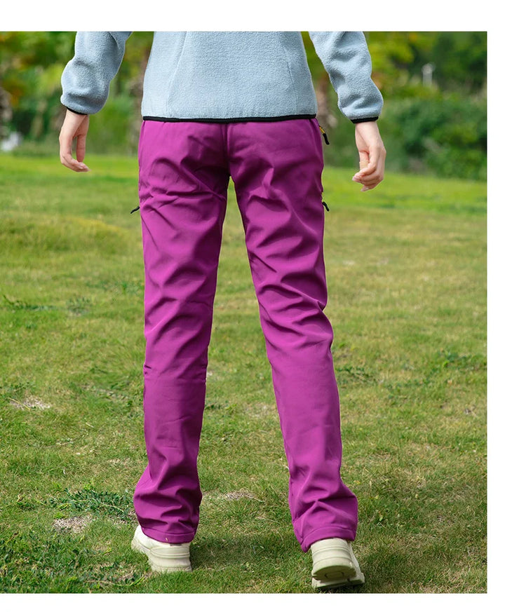ArcticShield CozyTrail Soft Shell Pants - HAX Essentials - hiking - pink back