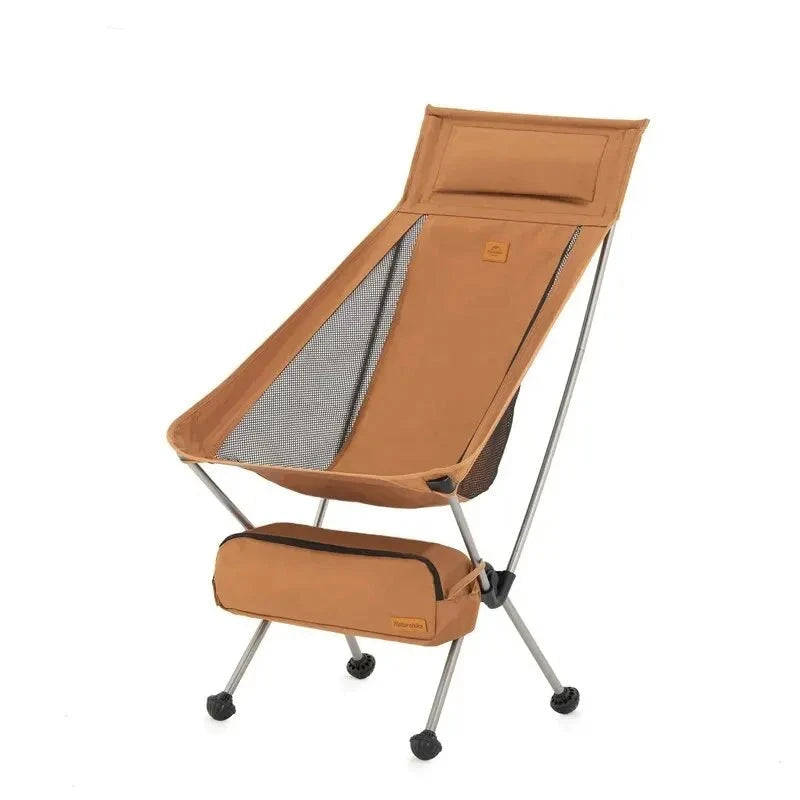 High Back Camping Moon Chair - HAX Essentials - camping - khaki large