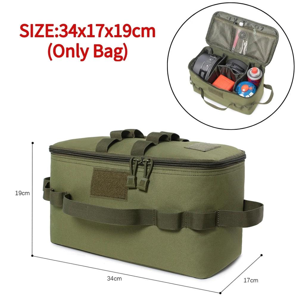 Tactical Camping Utensil Organizer: Tactical Pouch for Portable Tableware Storage - HAX Essentials - camping - green