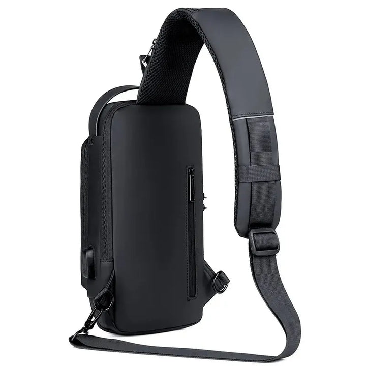 GuardTech Crossbody Travel Bag: USB Sling Chest Bag - HAX Essentials - travel - back
