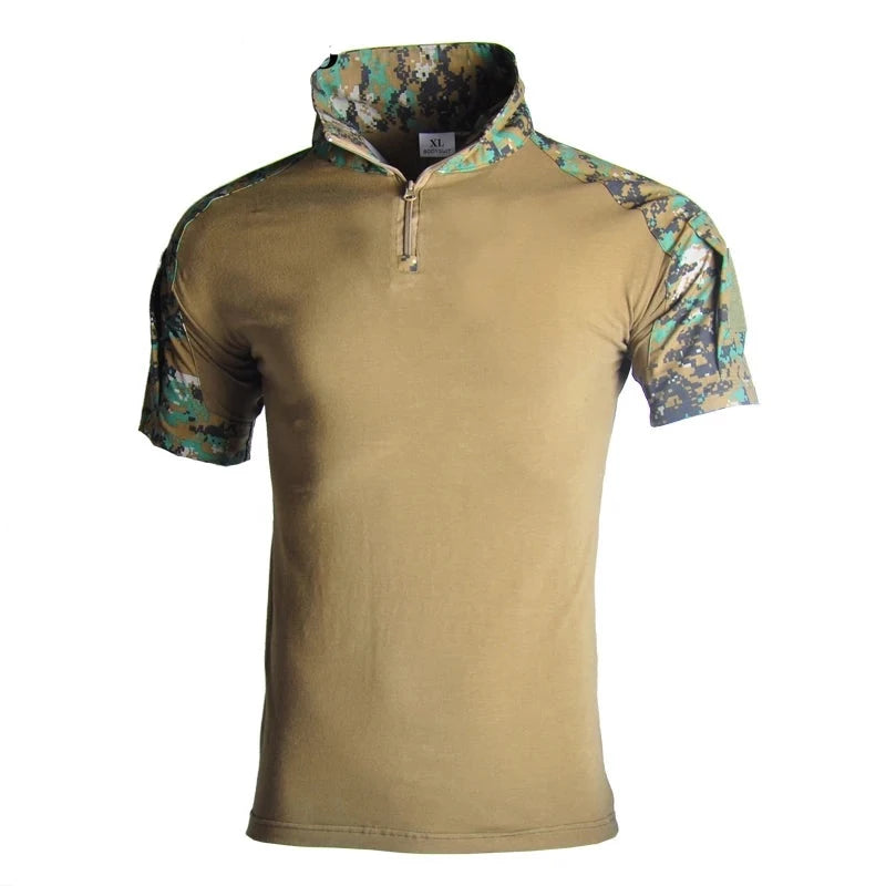 TacticalPro Camo Combat Shirt - HAX Essentials - outerwear - green army dark