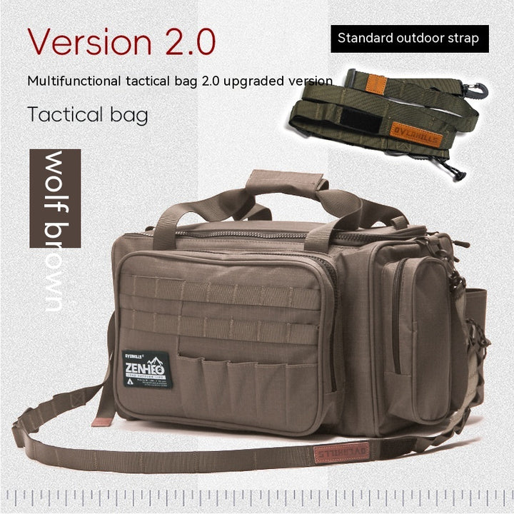 AdventureReady Outdoor Shoulder Bag - HAX Essentials - camping - brown
